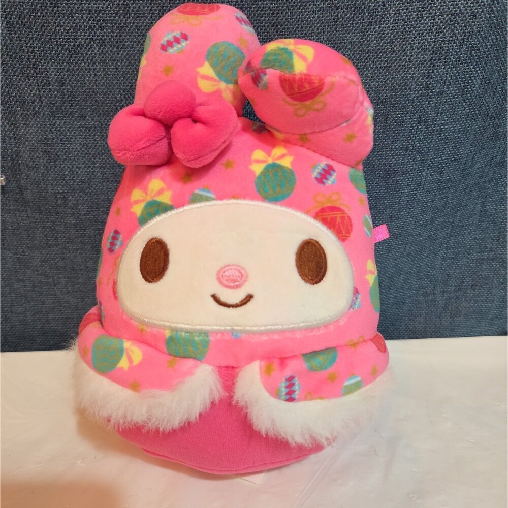 Squishmallows Sanrio My Melody Holiday Ornament Plush